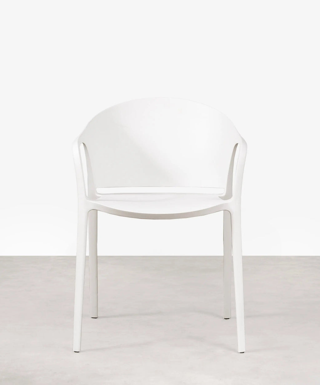 Chaise en polypropylène avec accoudoirs Pippa