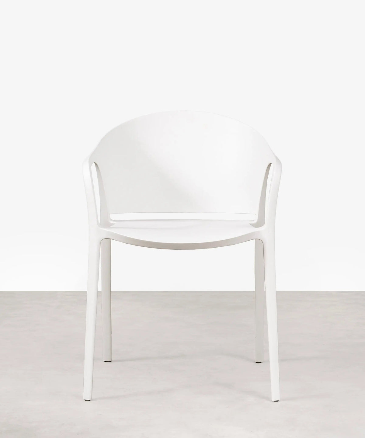 Chaise en polypropylène avec accoudoirs Pippa