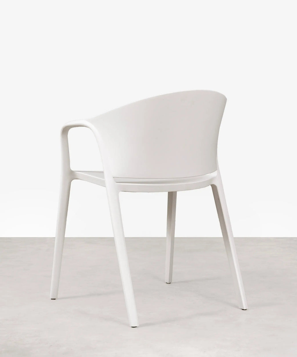 Chaise en polypropylène avec accoudoirs Pippa