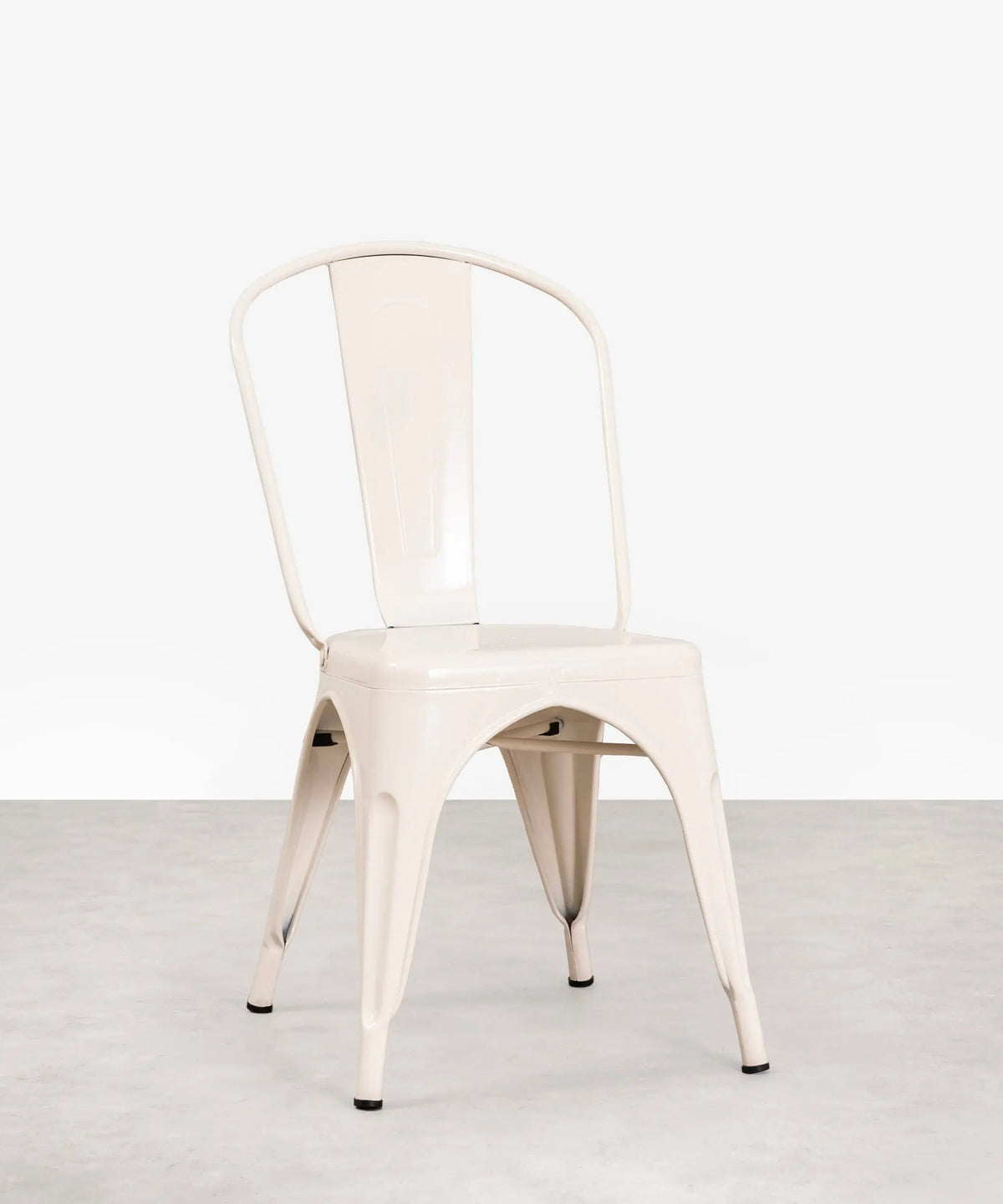 Chaise de salle à manger en métal Tolik