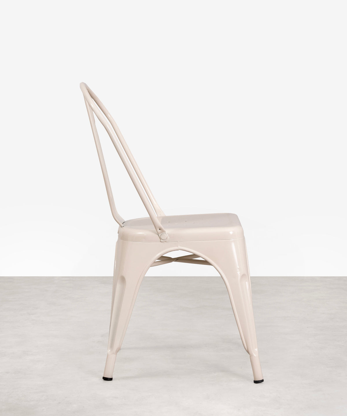 Chaise de salle à manger en métal Tolik