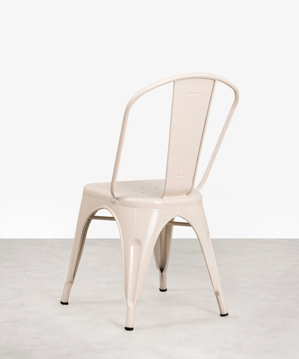 Chaise de salle à manger en métal Tolik