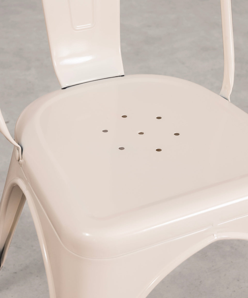 Chaise de salle à manger en métal Tolik