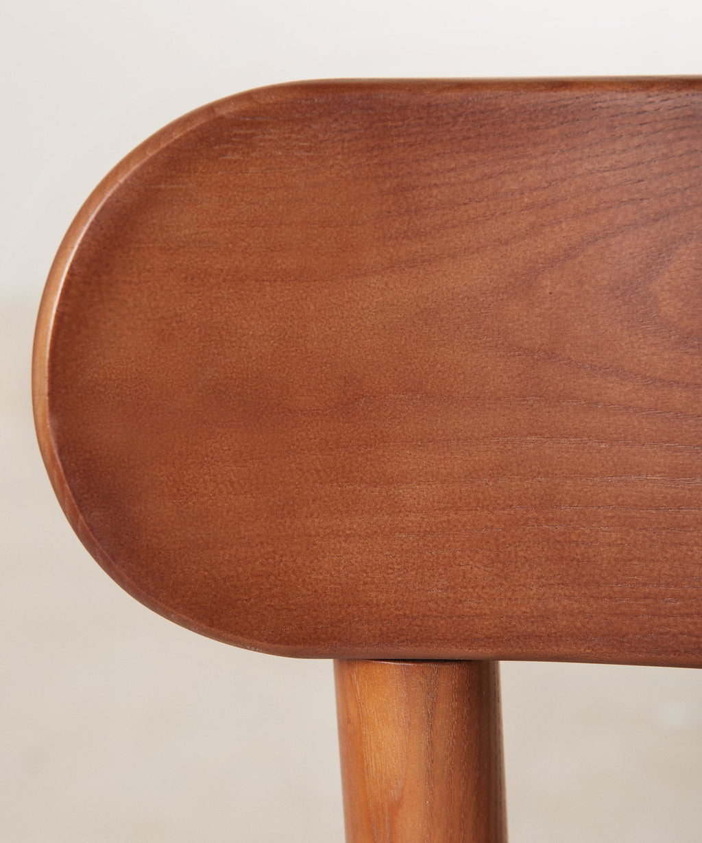 Chaise de salle à manger en bois rembourrée Bianca