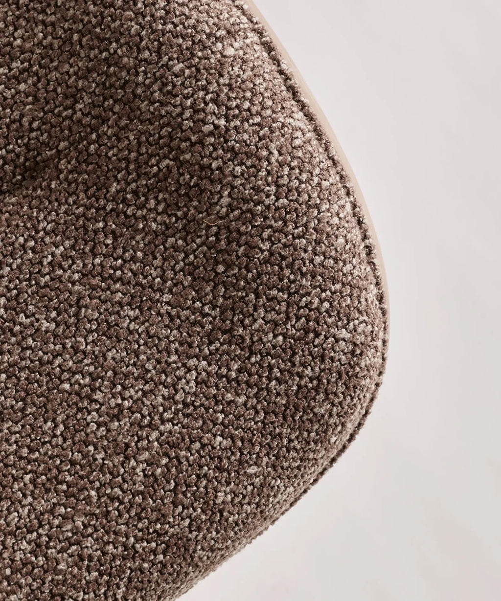 Fauteuil inclinable en bois et rembourré avec repose-pieds Osaka