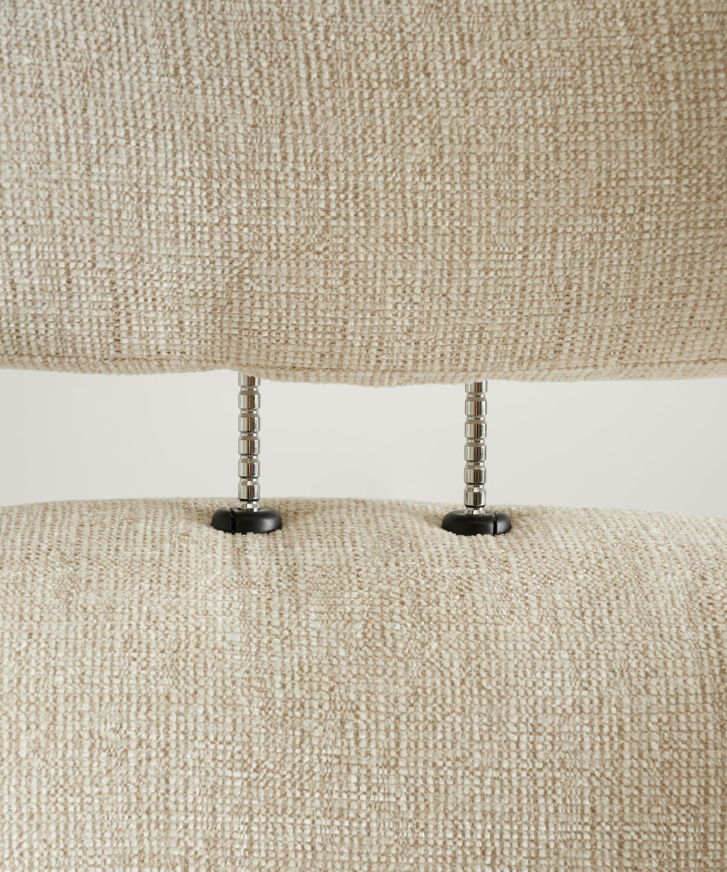 Fauteuil inclinable en bois et rembourré avec repose-pieds Osaka