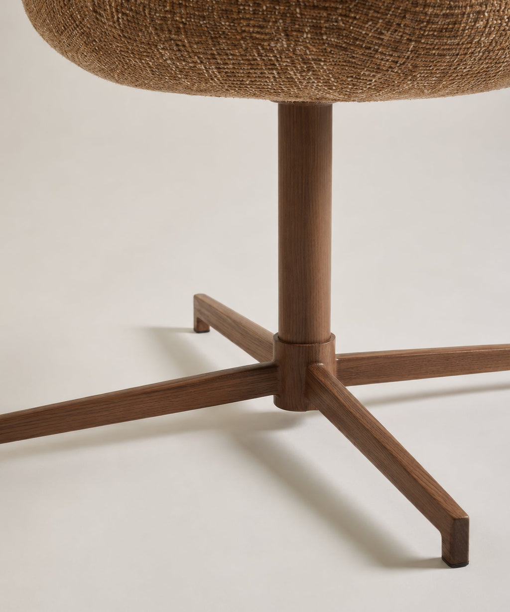 Fauteuil Pivotant Rembourré Theo