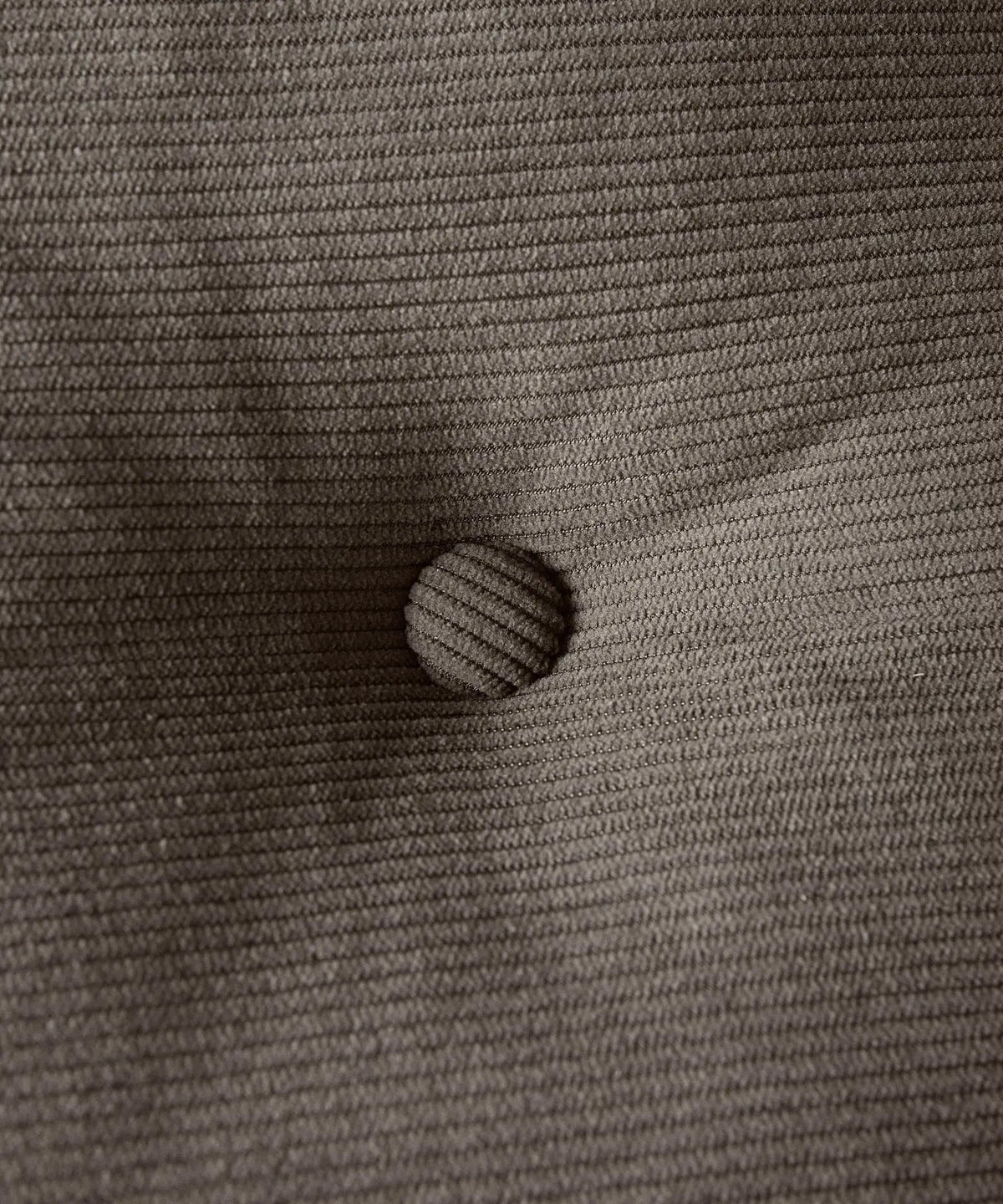 Fauteuil rotatif rembourré en velours côtelé Orbit