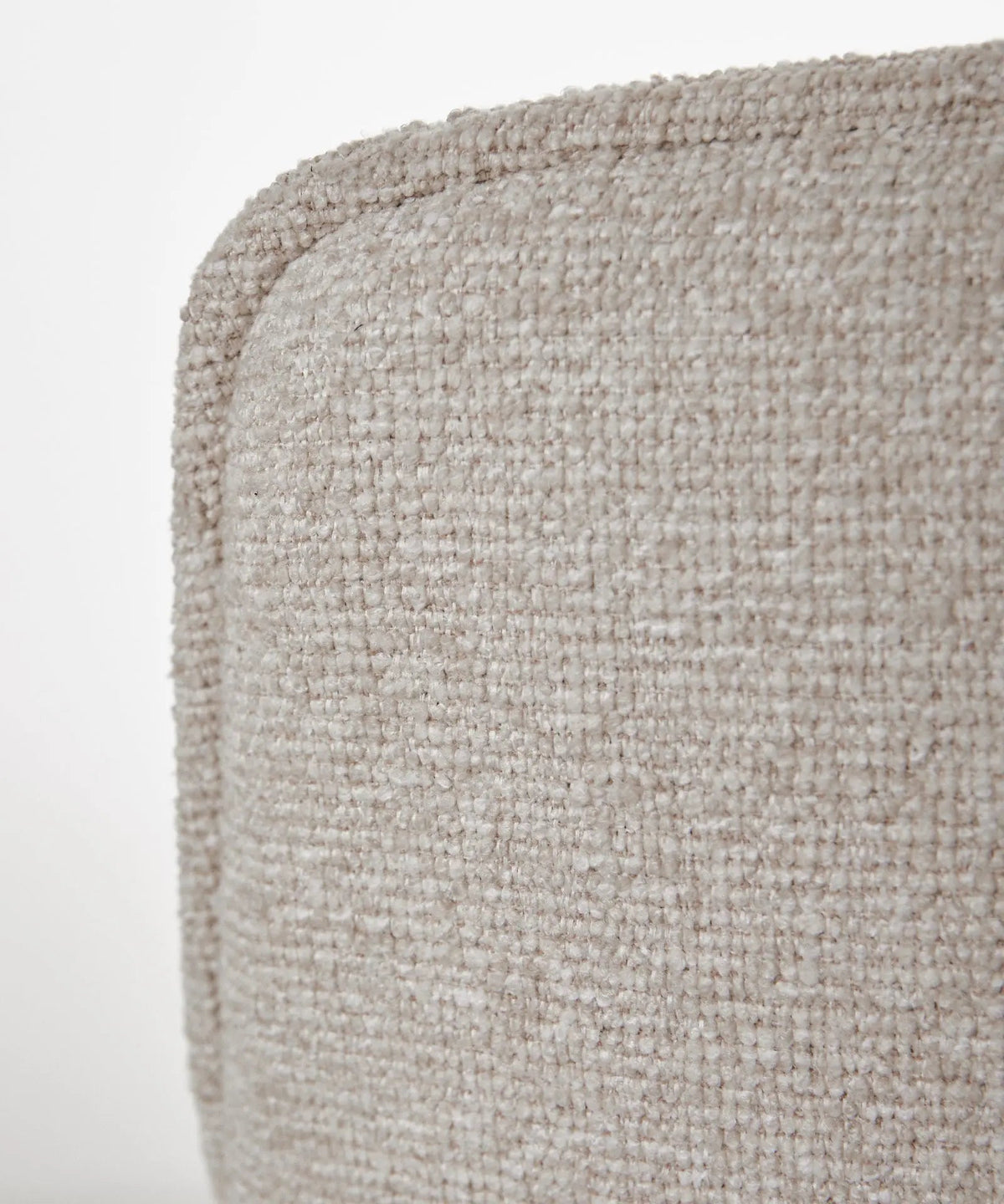 Fauteuil rotatif en tissu doux Alvar