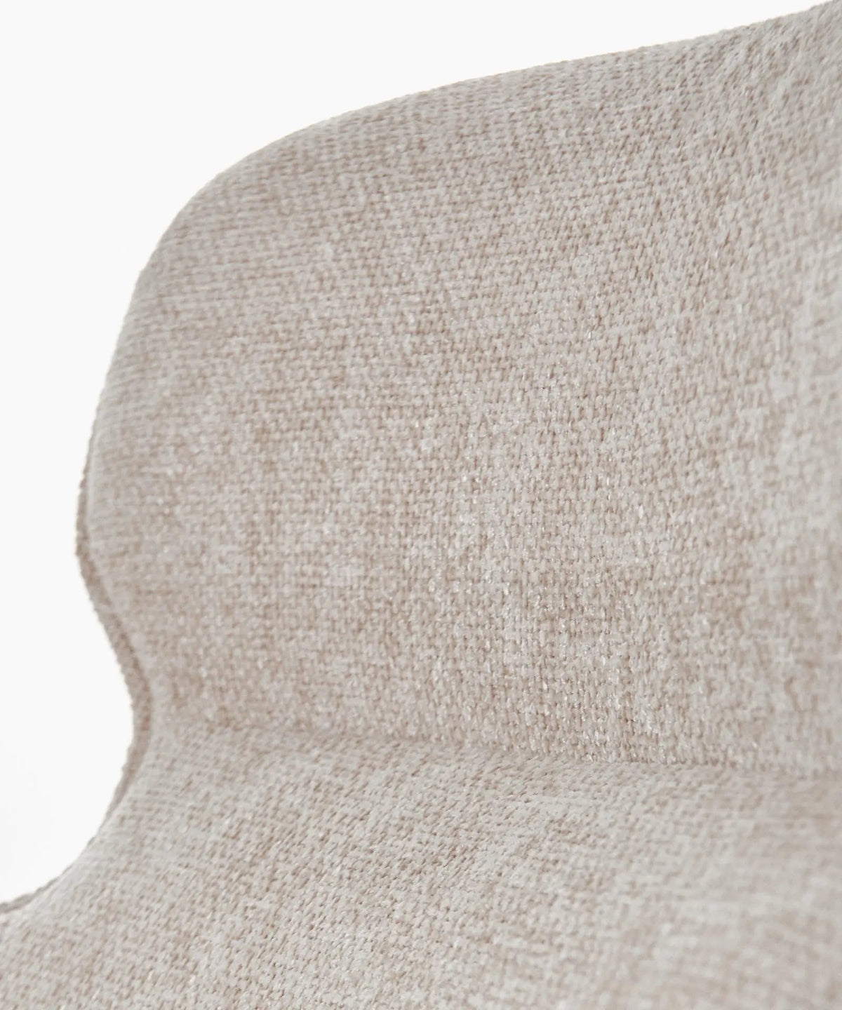 Fauteuil rotatif en tissu doux Norden
