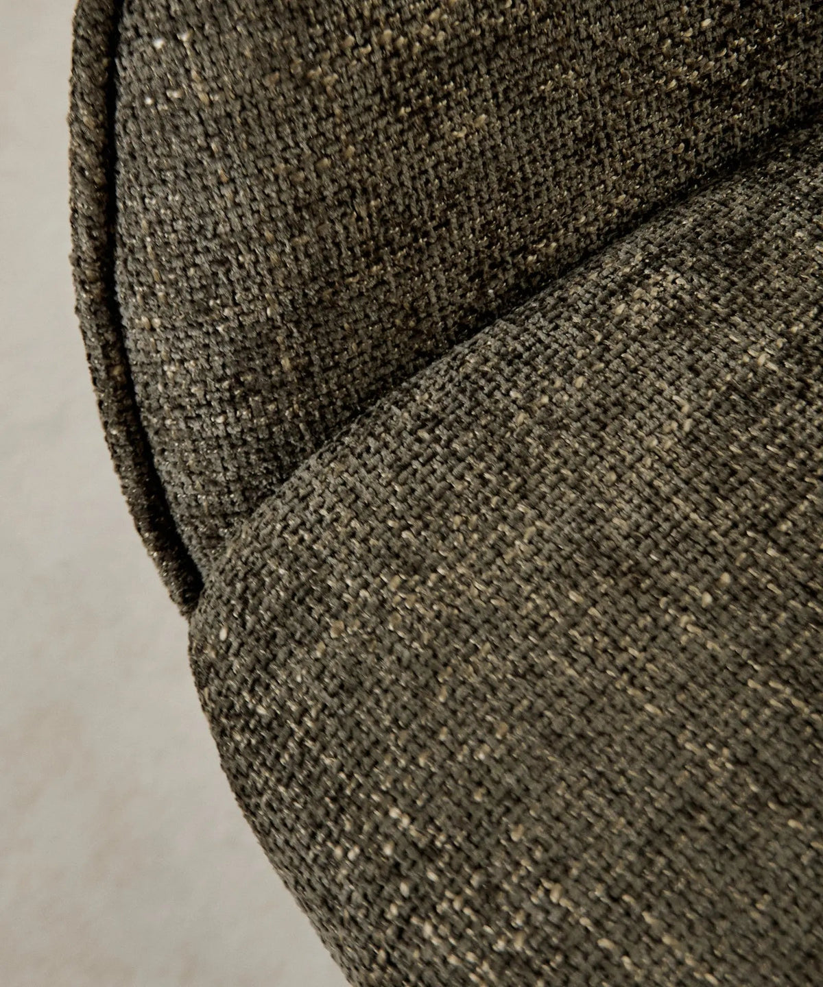 Fauteuil rotatif en tissu doux Norden
