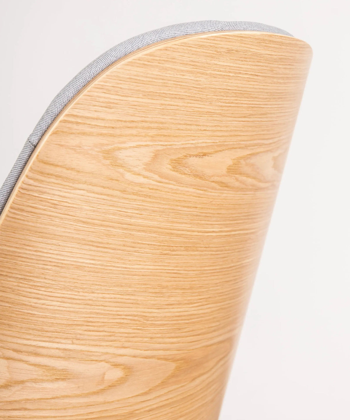 Fauteuil en bois rembourré en tissu et lin avec repose-pieds Benson