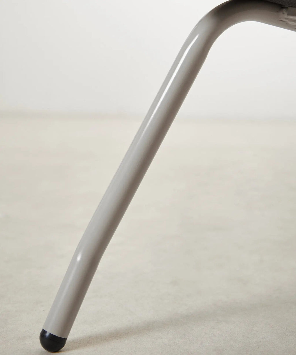Fauteuil Revêtu de Tissu Bouclé avec Repose-Pieds Elska