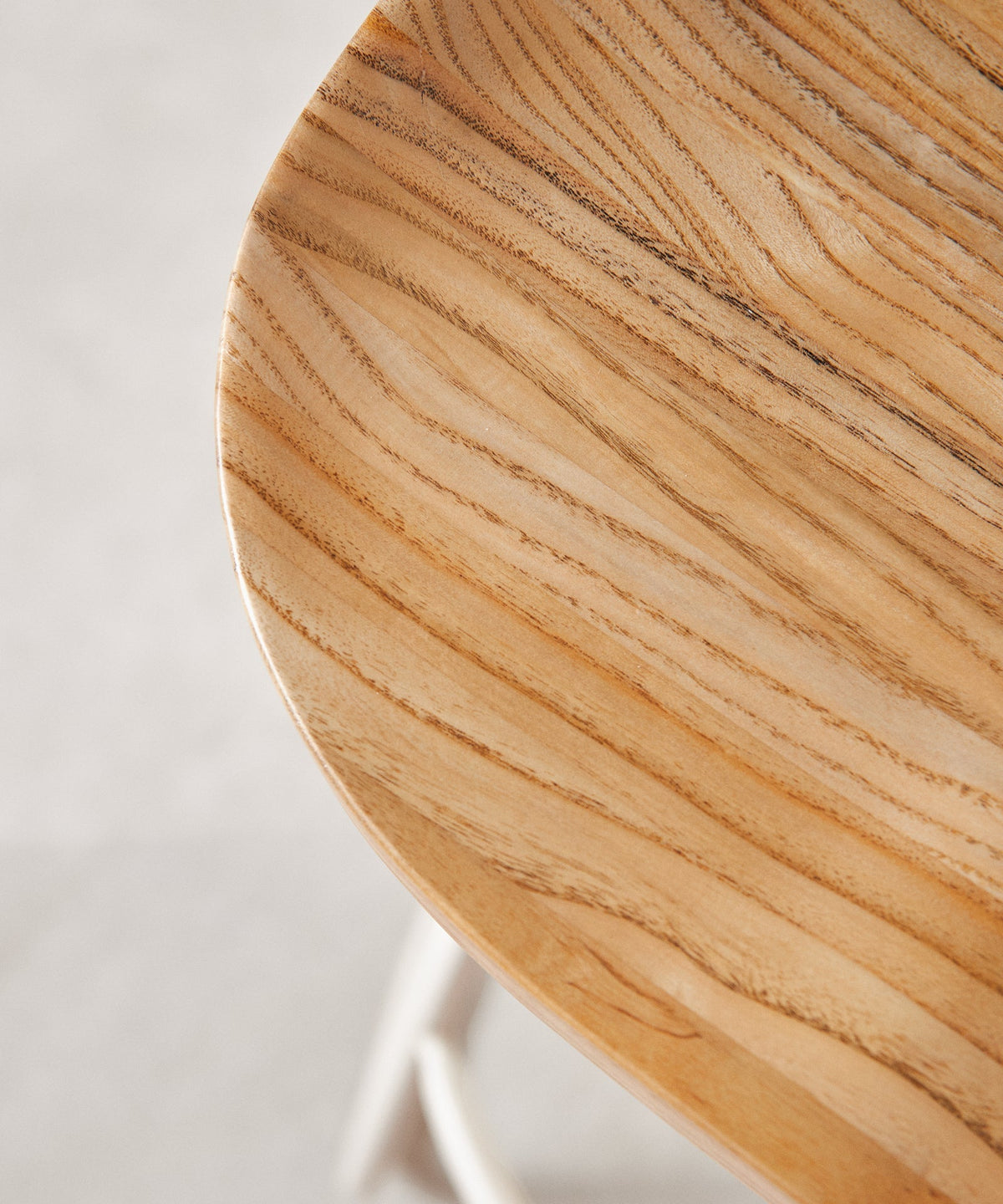 Tabouret haut réglable en acier et bois Mel