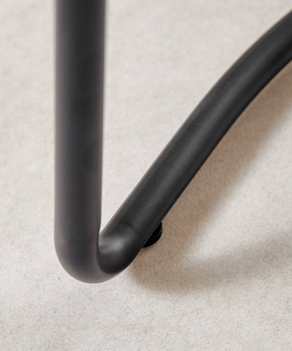 Tabouret haut réglable en acier et bois Mel