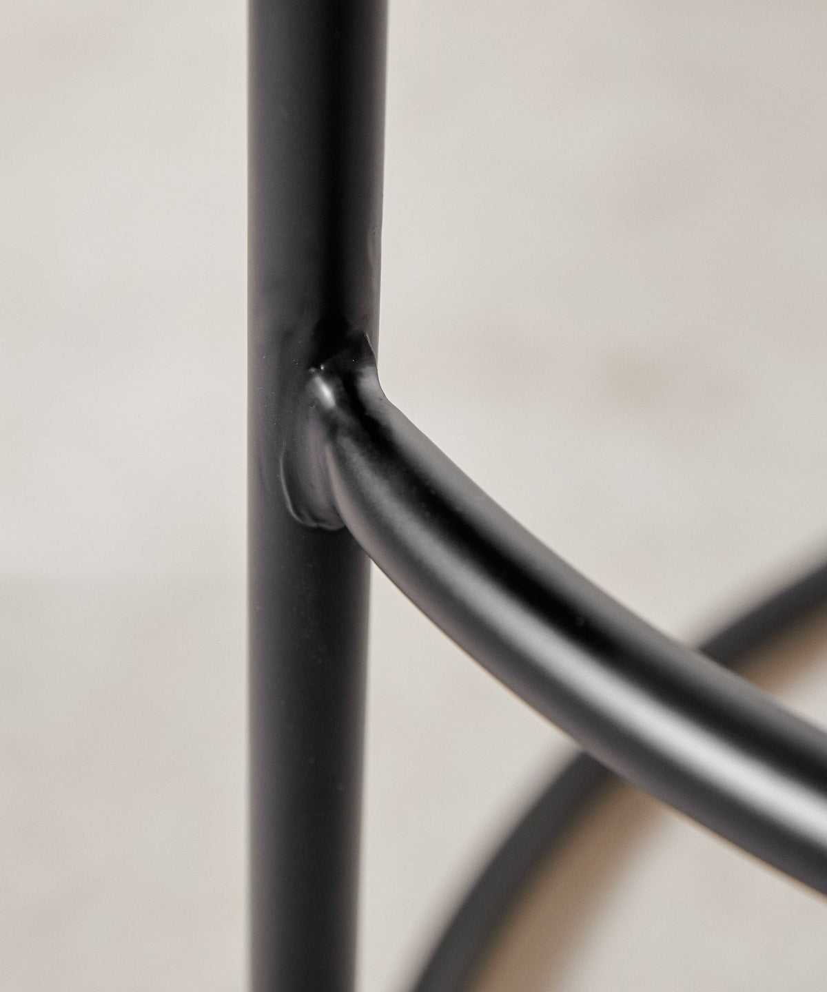 Tabouret haut réglable en acier et bois Mel