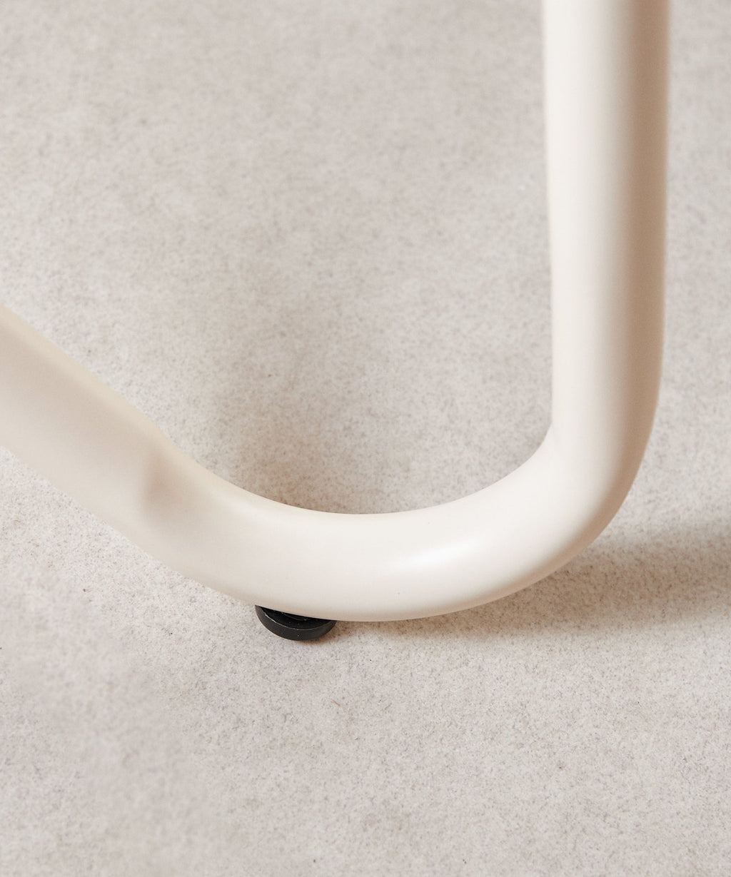Tabouret haut en acier et bois Kai