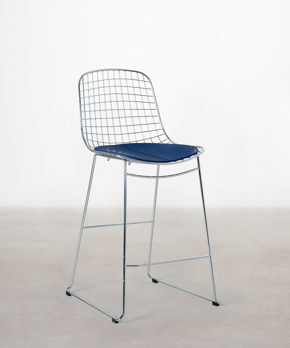 Tabouret haut en métal Roma