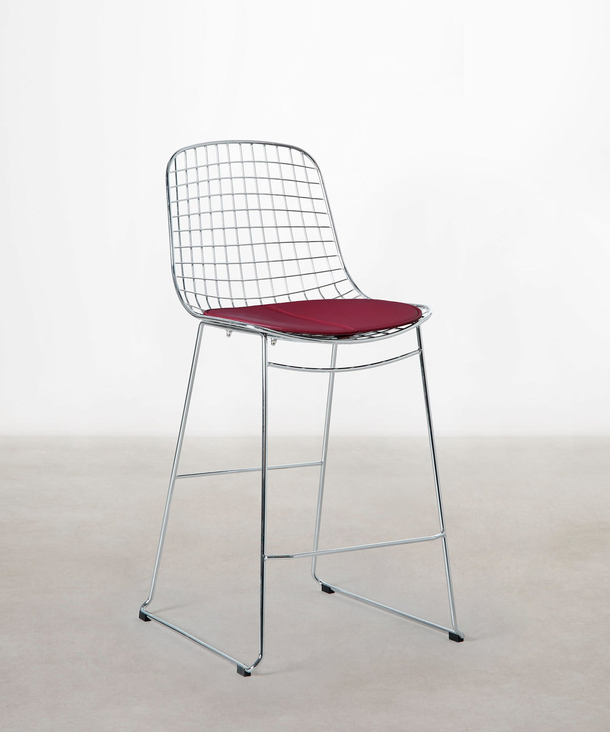 Tabouret haut en métal Roma