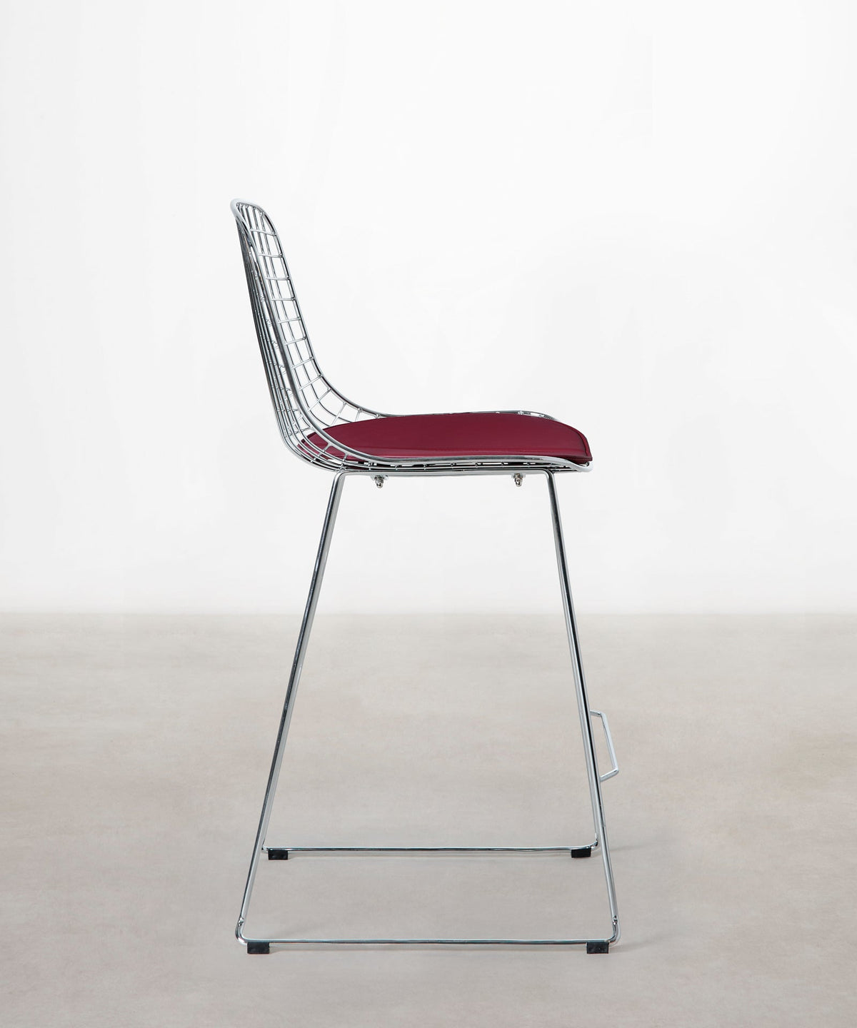 Tabouret haut en métal Roma