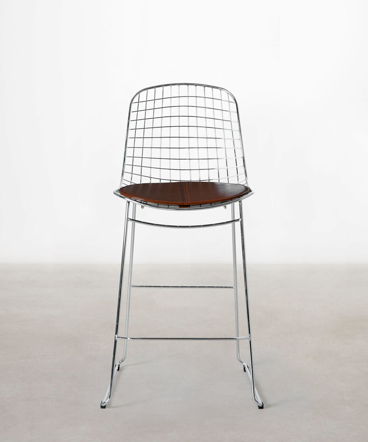 Tabouret haut en métal Roma