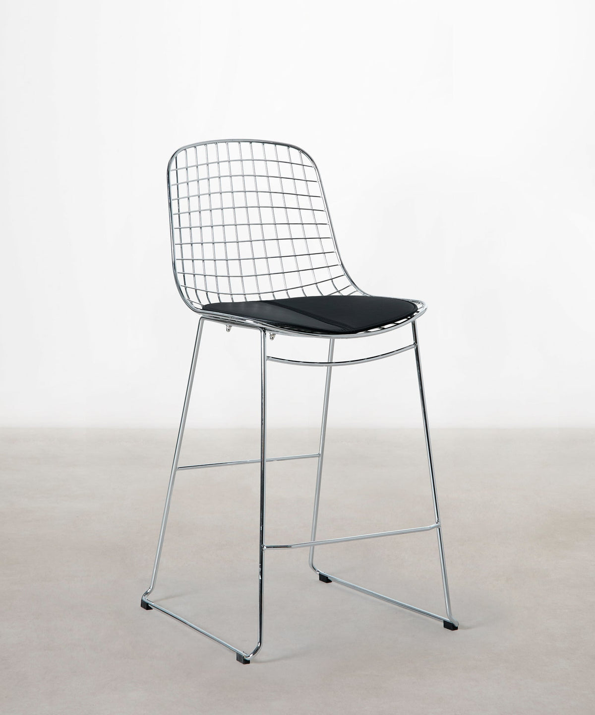 Tabouret haut en métal Roma