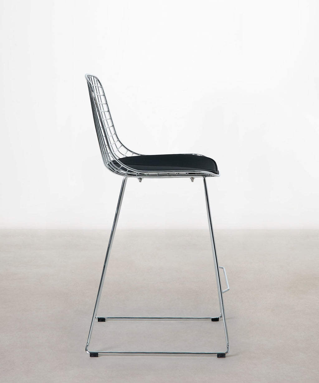 Tabouret haut en métal Roma