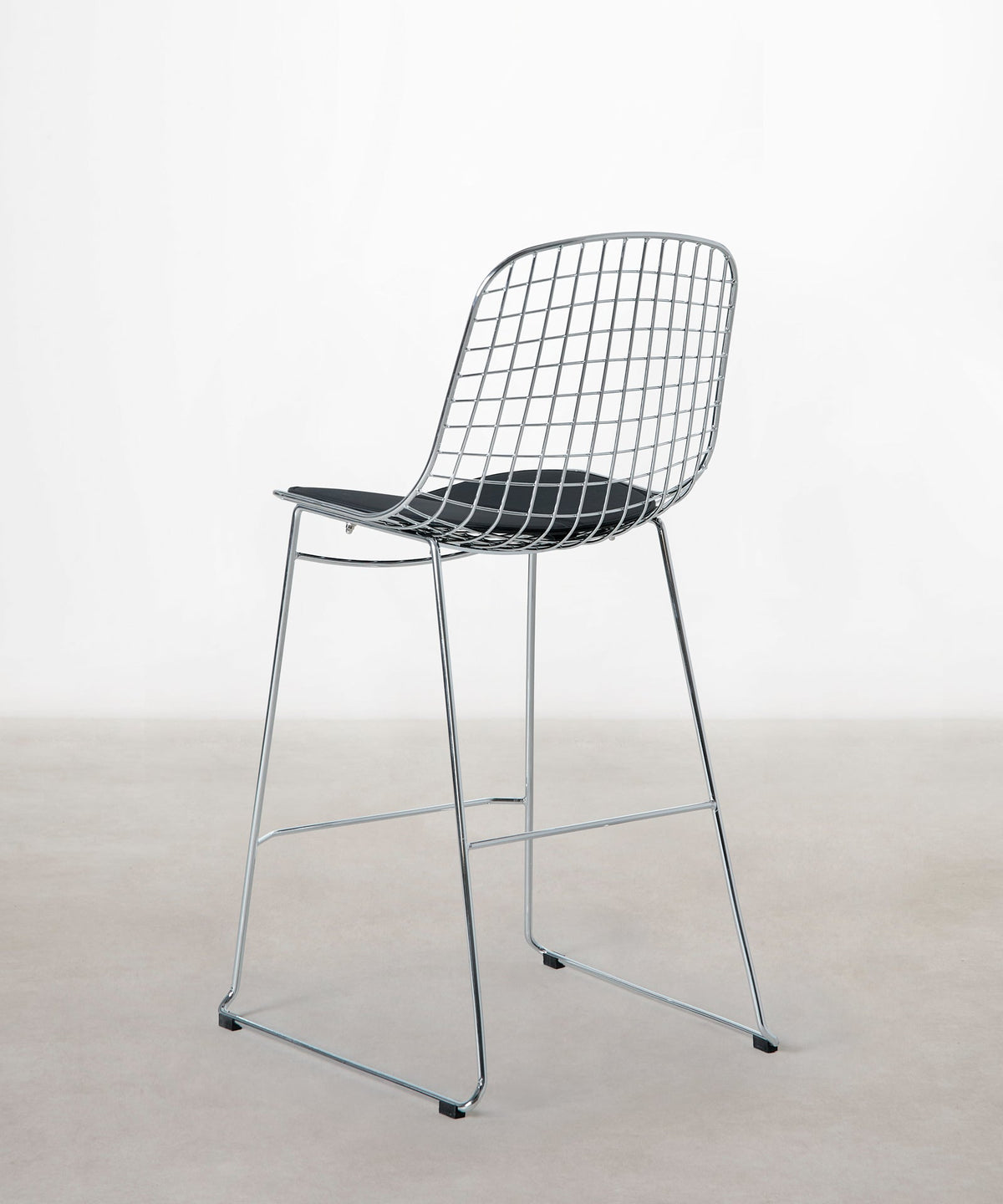 Tabouret haut en métal Roma