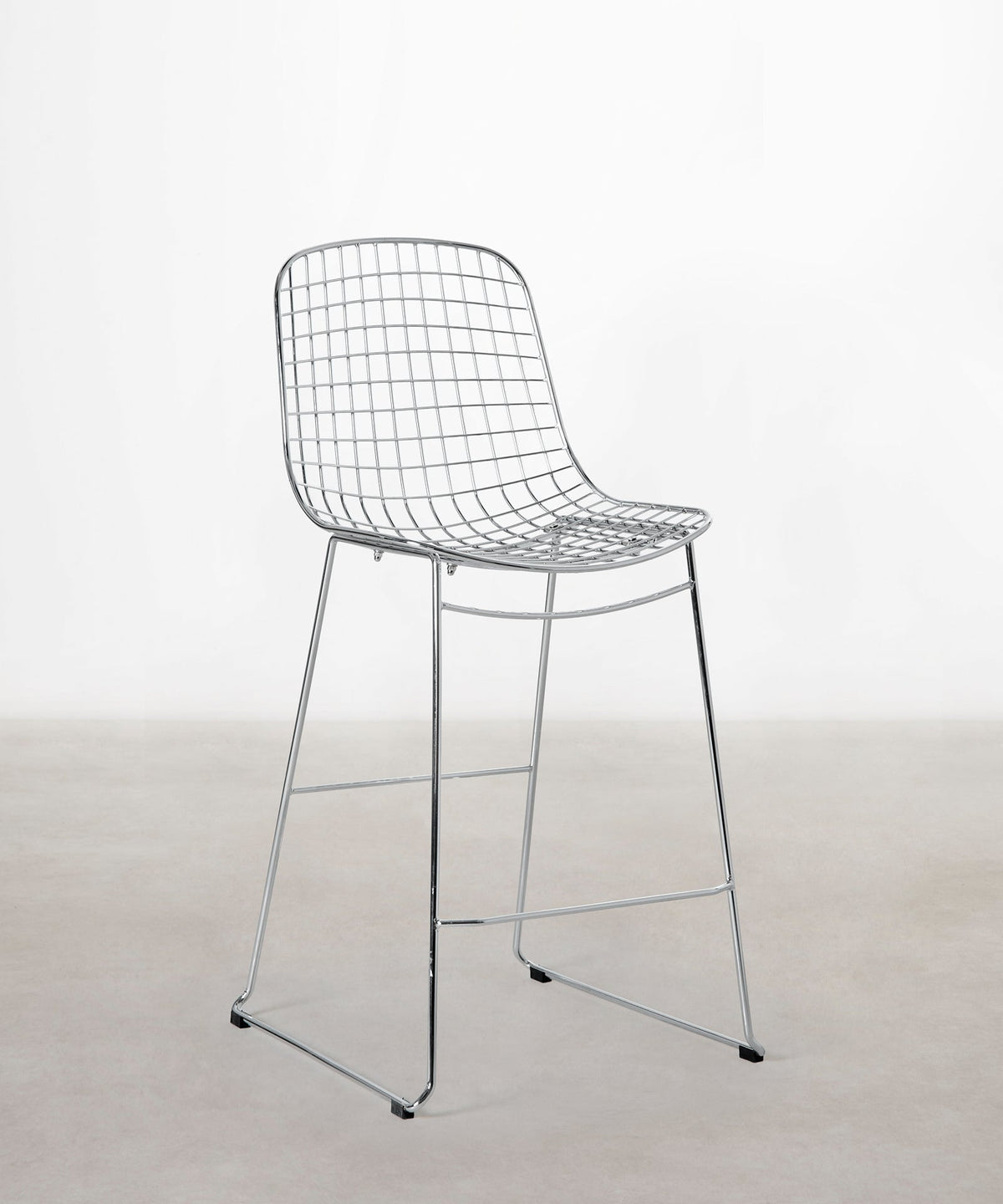 Tabouret haut en métal Roma