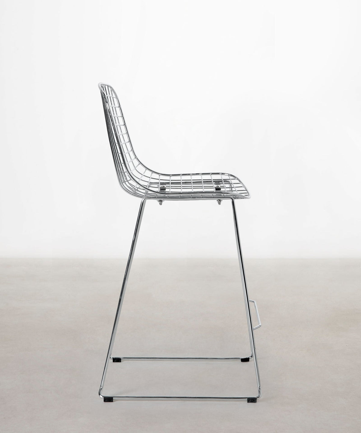 Tabouret haut en métal Roma