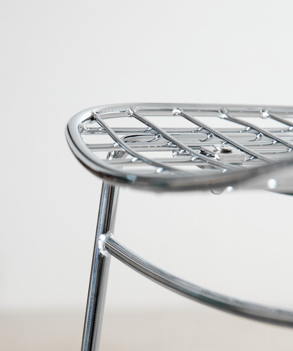 Tabouret haut en métal Roma