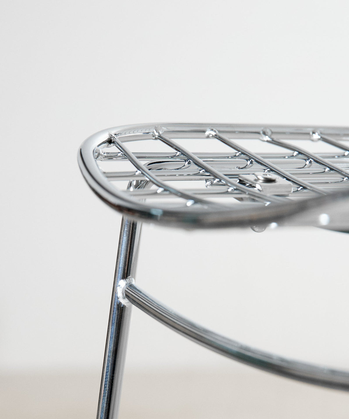 Tabouret haut en métal Roma