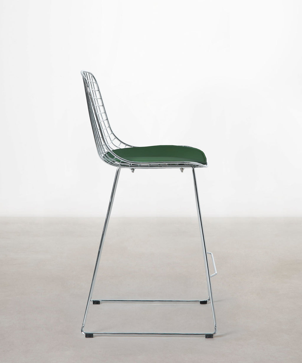 Tabouret haut en métal Roma