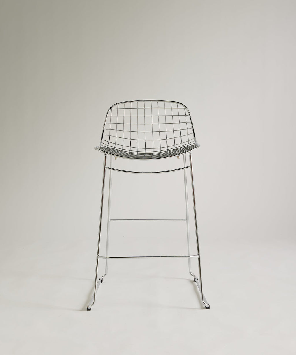 Tabouret haut en métal Roma