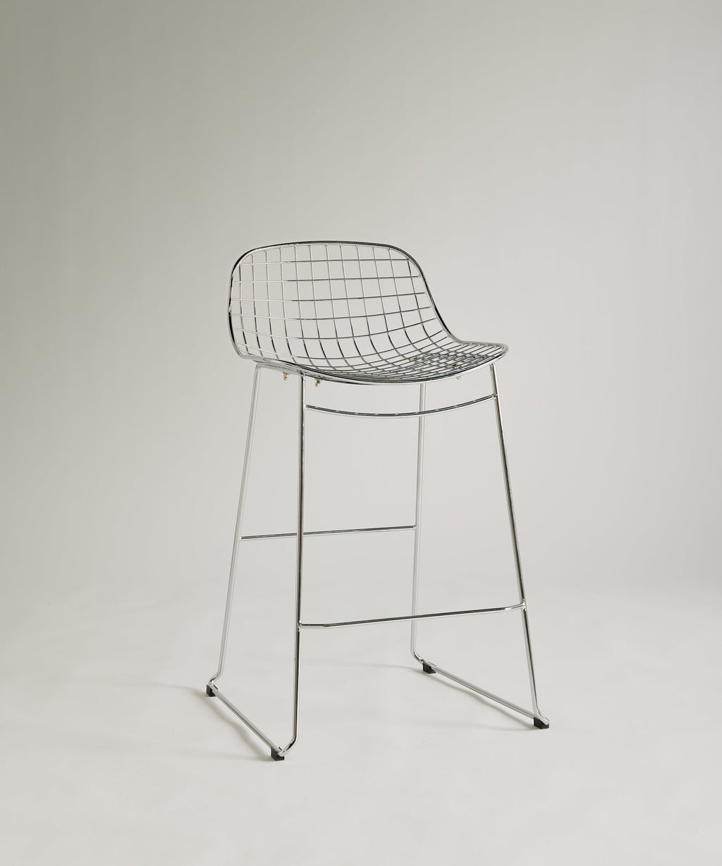 Tabouret haut en métal Roma