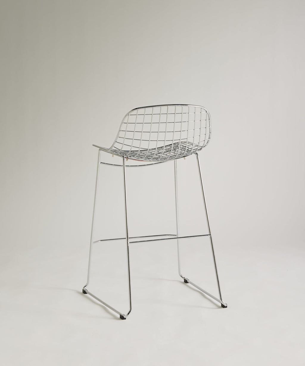 Tabouret haut en métal Roma