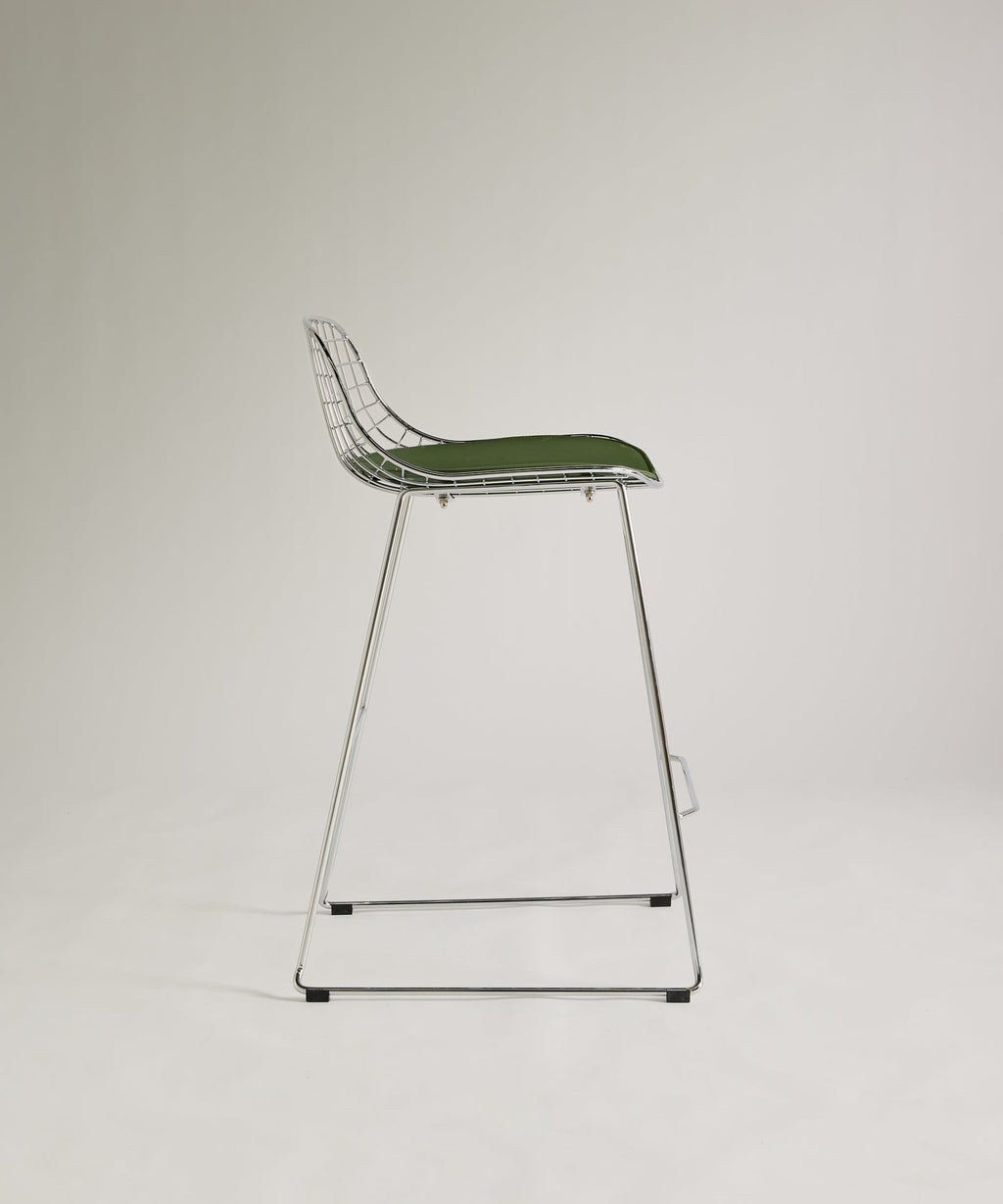 Tabouret haut en métal Roma