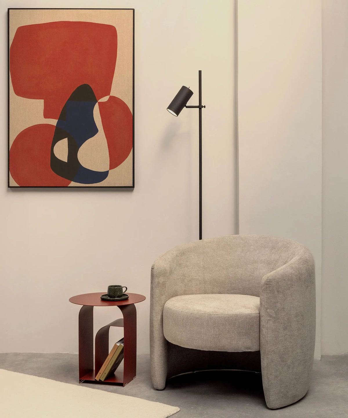 Table d’appoint en métal Terra (38x43 cm)