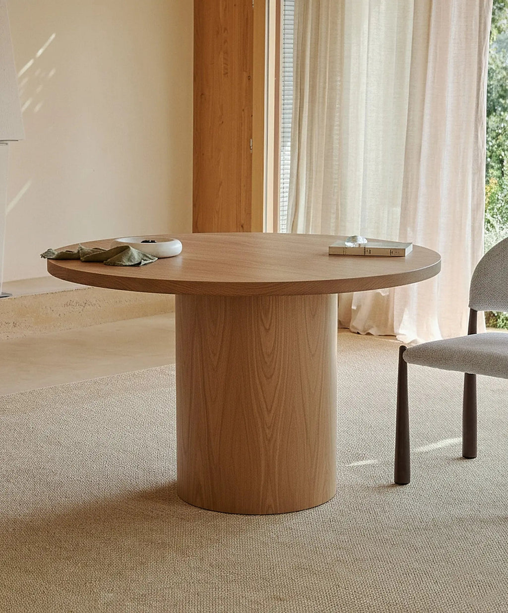 Table à manger ronde en bois Jolie (120 cm)