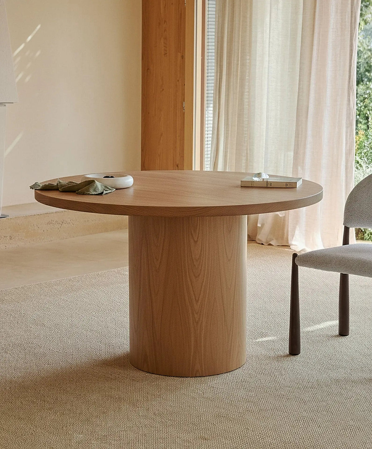 Table à manger ronde en bois Jolie (120 cm)