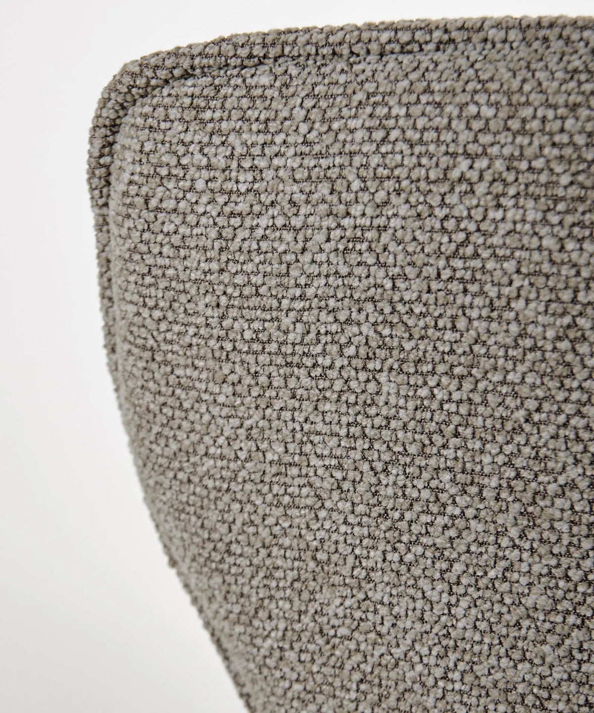 Fauteuil rotatif de tissu bouclé Elsa