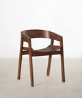 Chaise de salle à manger en bois avec accoudoirs Bella