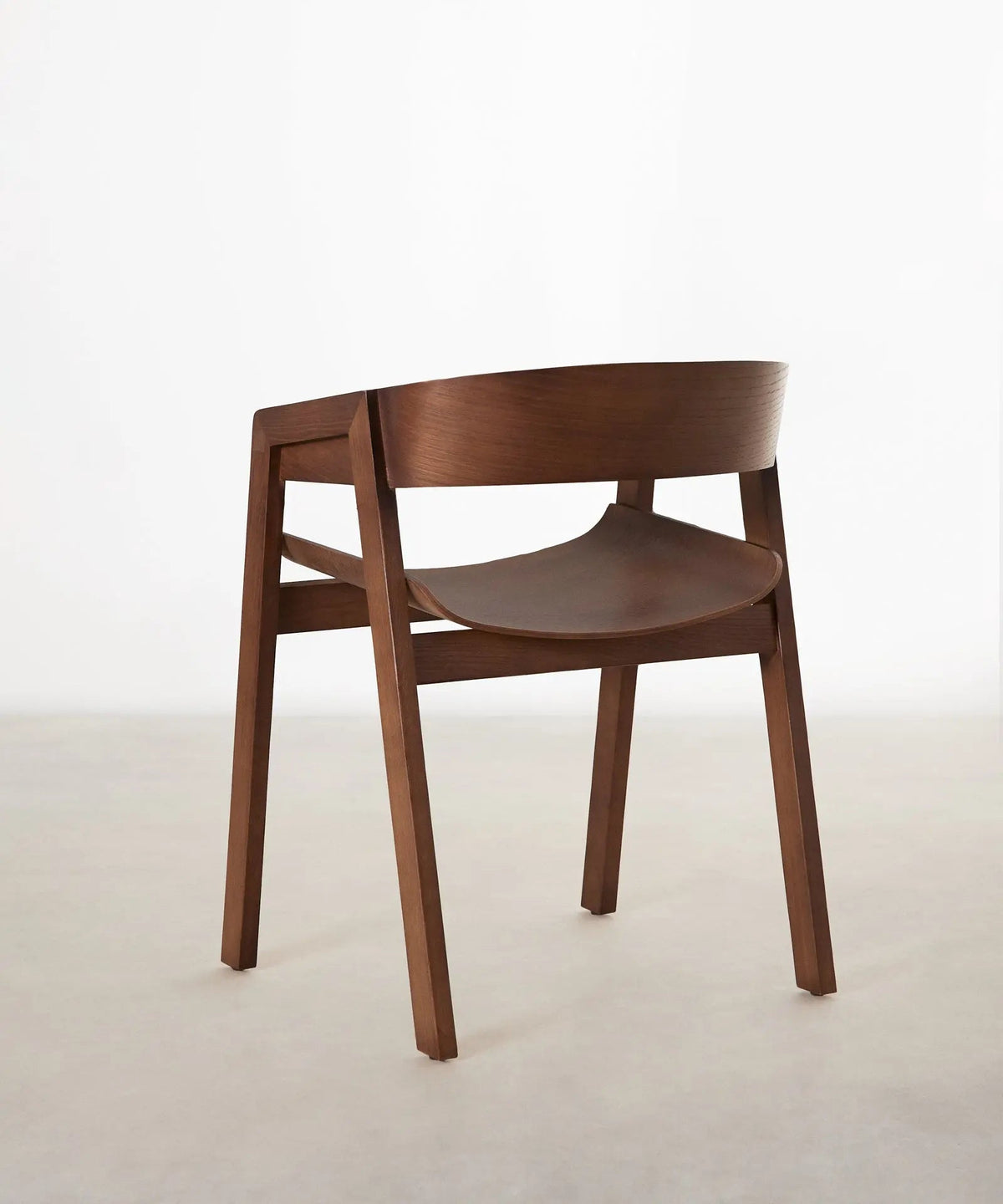 Chaise de salle à manger en bois avec accoudoirs Bella