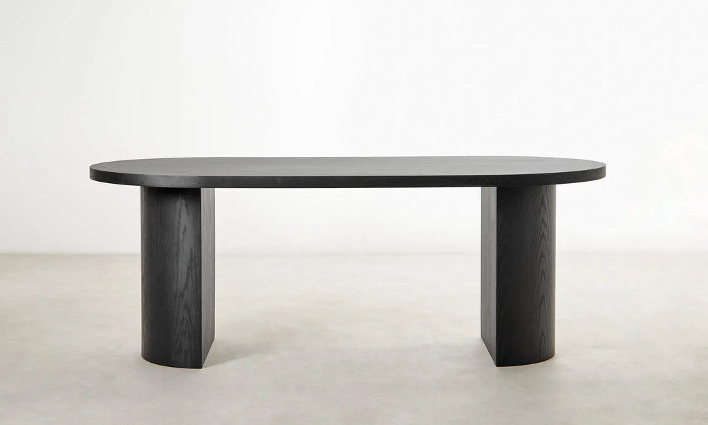 Table à manger ovale en bois Lily (200 x 100 cm)