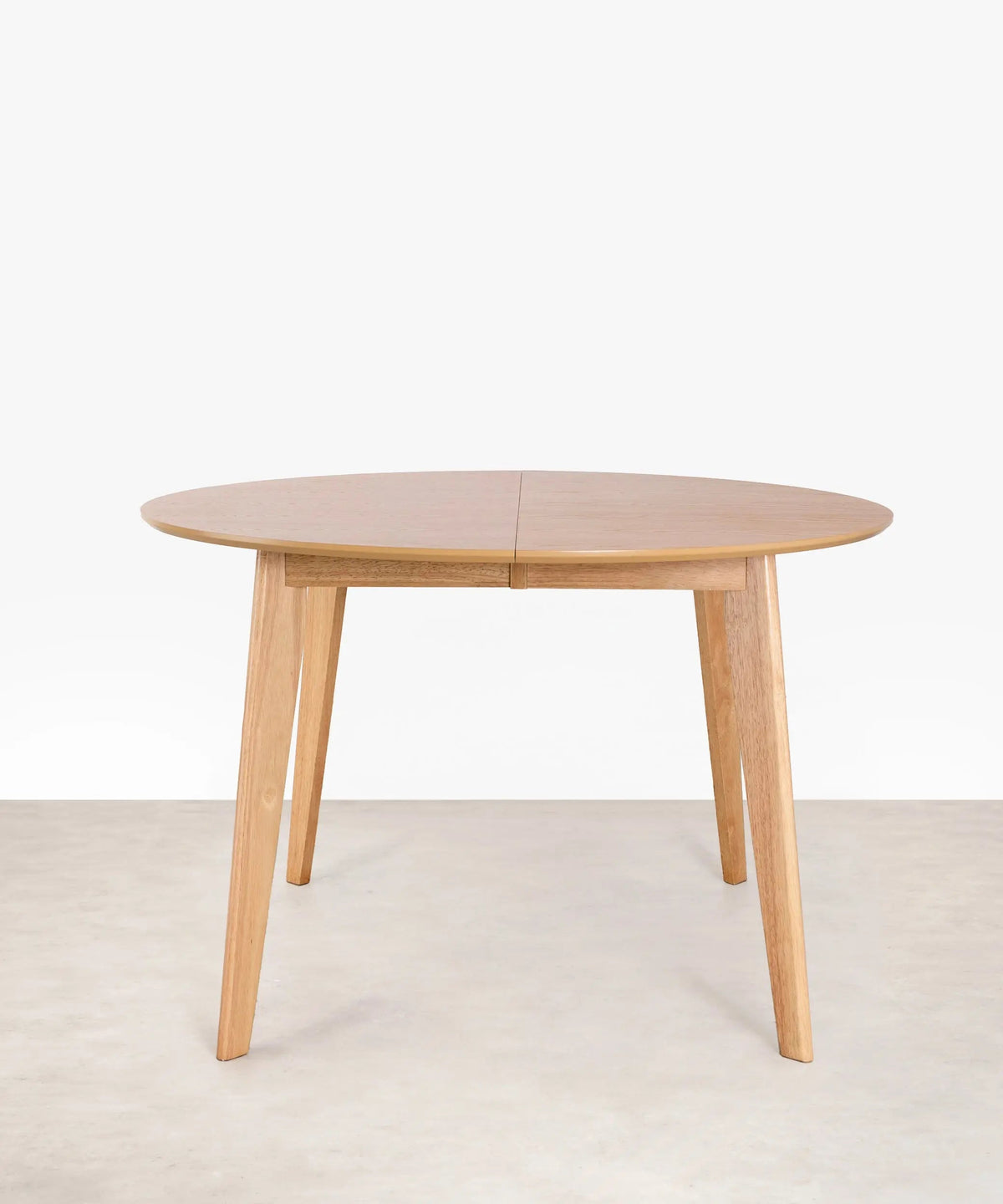 Table à manger ronde extensible en bois Gala (120-150 cm)