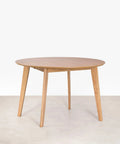 Table à manger ronde extensible en bois Gala (120-150 cm)