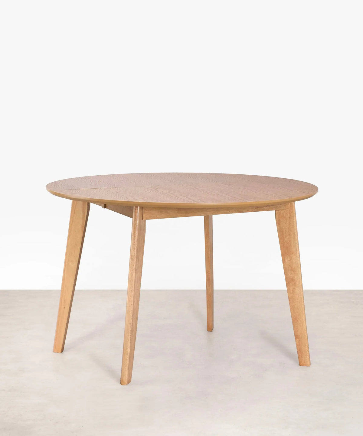 Table à manger ronde extensible en bois Gala (120-150 cm)