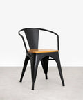 Chaise de Salle à Manger en Métal et Bois Tolik Wood