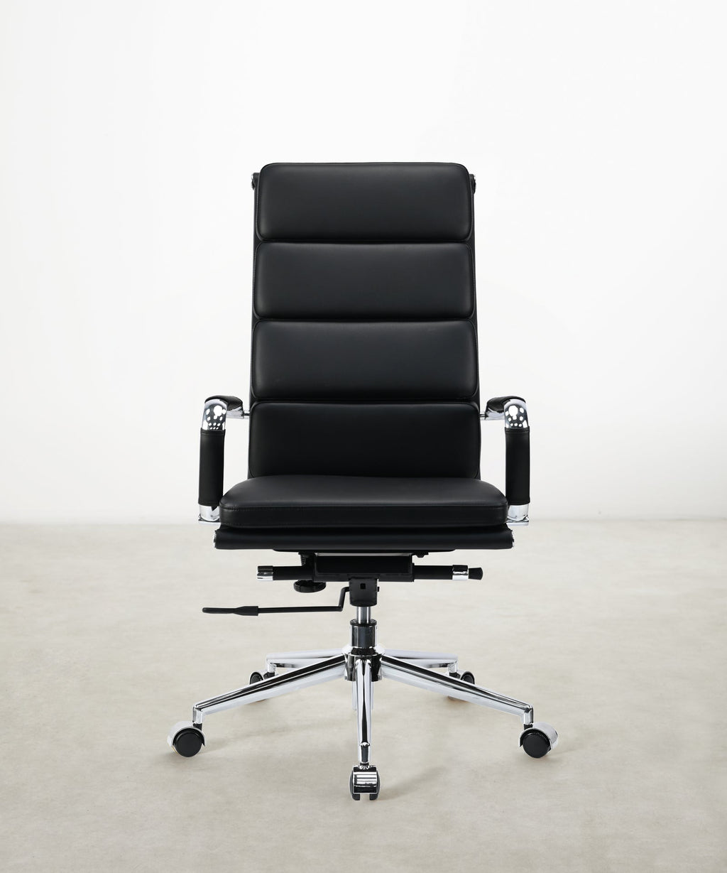Chaise de bureau en similicuir High Back Adalia
