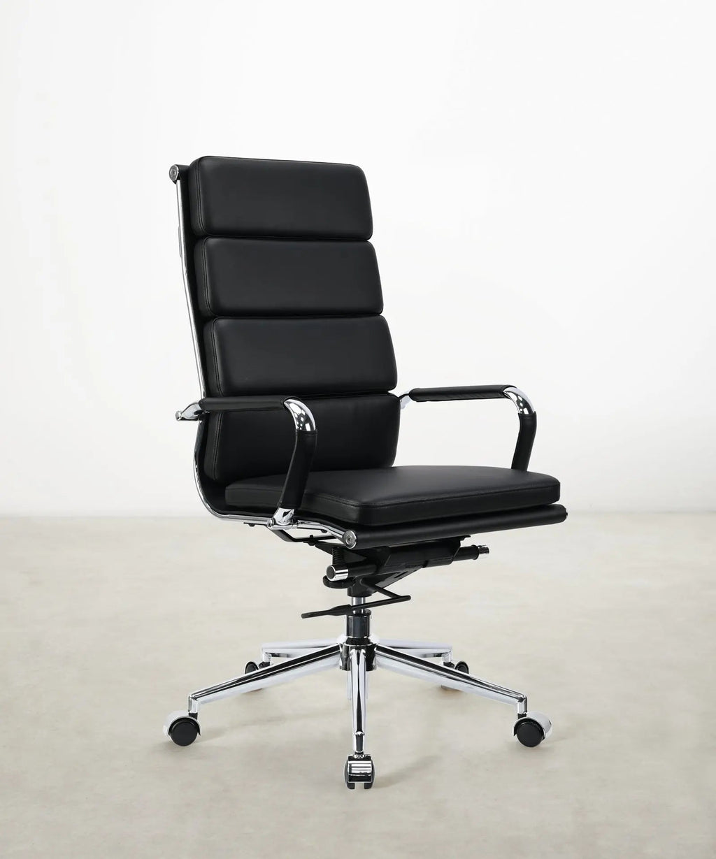 Chaise de bureau en similicuir High Back Adalia